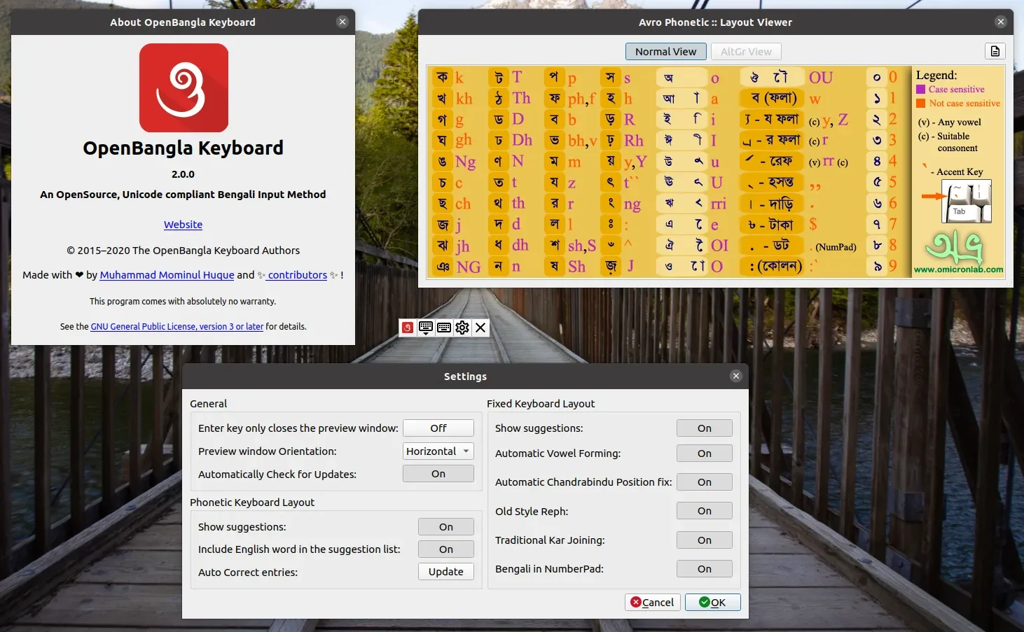 user interface